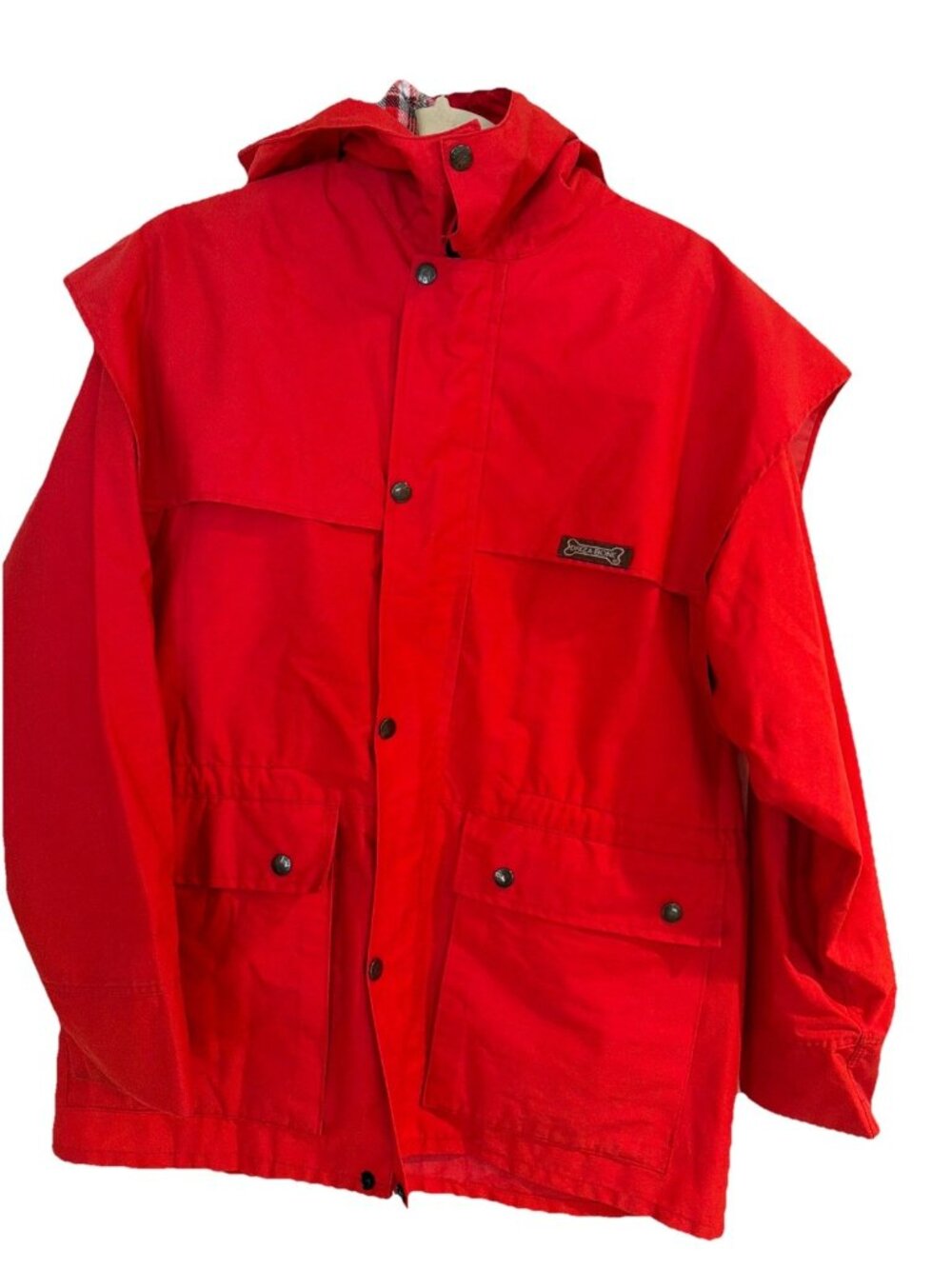 Driza-bone Bushman Australia Men’s Riding Coat Size Small Red Winter Jacket Rain